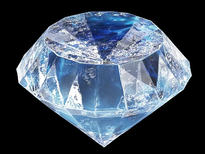 Diamond Gem Blue Diamond 3d model