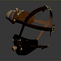 Steampunk Goggles With Leather Strap Brass Accents And Vintage Design Lenses