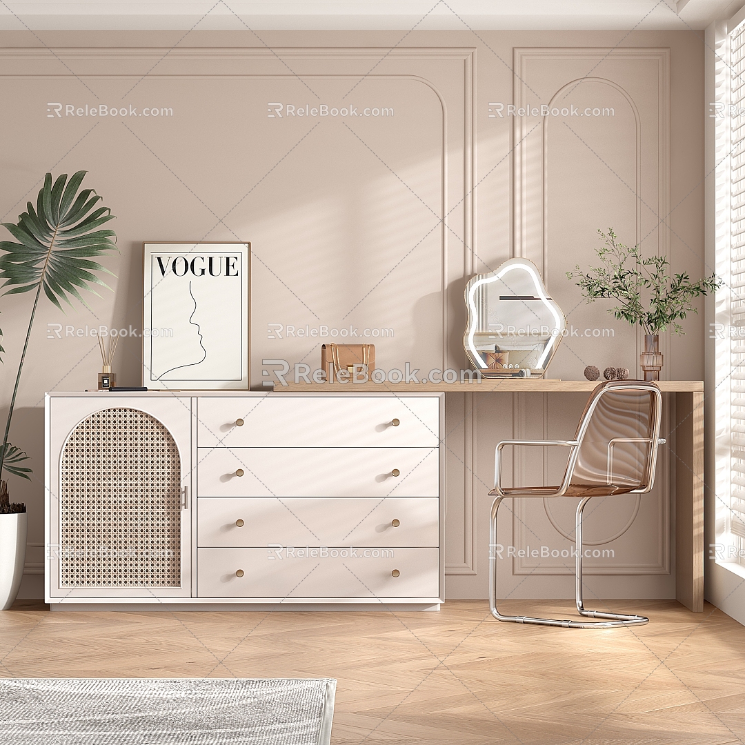 Modern Dresser 3d model