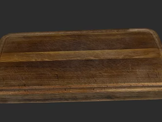 Cutting board Kitchen utensils 3d model