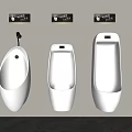 Urinal Integrated Induction Urinal Automatic Induction Urinal 3d model