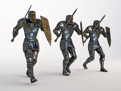 Modern Game Characters 3d model