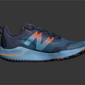 Stylish Blue Orange Red Sports Shoes With Modern Design And Comfortable Grip Sole For Daily Use