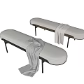 Modern Bench Bed End Stool 3d model