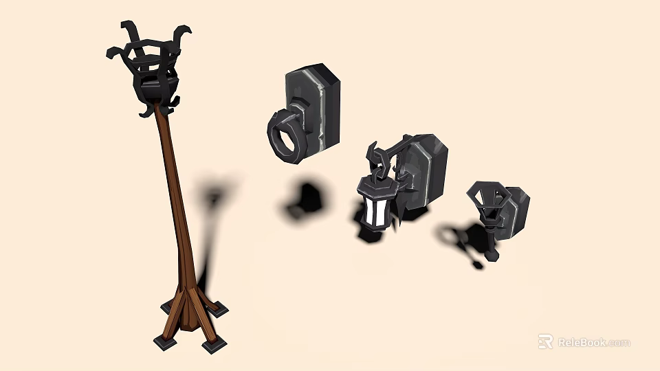 Stylish Wall Lamp Designs With Modern And Vintage Styles For Home Decor 3d model 