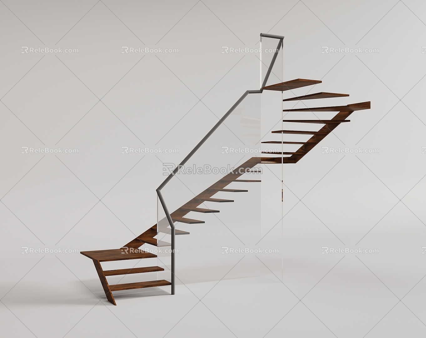 Handrail Stairs model