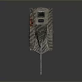 Modern Military Tank With Camouflage Pattern Long Barrel And Antenna
