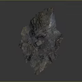 Rocky Natural Terrain with Irregular Rocky Structures and Weathered Surfaces Showing Rugged Landform Features