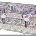 Vibrant Indoor Playground With Castle Themed Slides Colorful Ball Pit And Sand Areas
