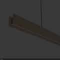 Modern Wooden Long Pendant Light with Sleek Design and Illuminated Strip