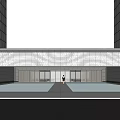 Modern Sales Office Building Sales Office 3d model