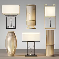 New Chinese Style Table Lamp 3d model