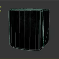 Black Cube Shaped Audio Speaker With Sleek Modern Design For Home Use