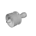 modern engine 3d model