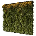 Green Plant Wall Vertical Garden with Lush Foliage for Indoor Natural Decor