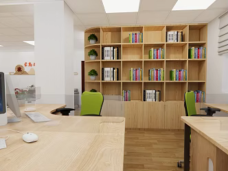 Office Teachers Office School Office 3d model