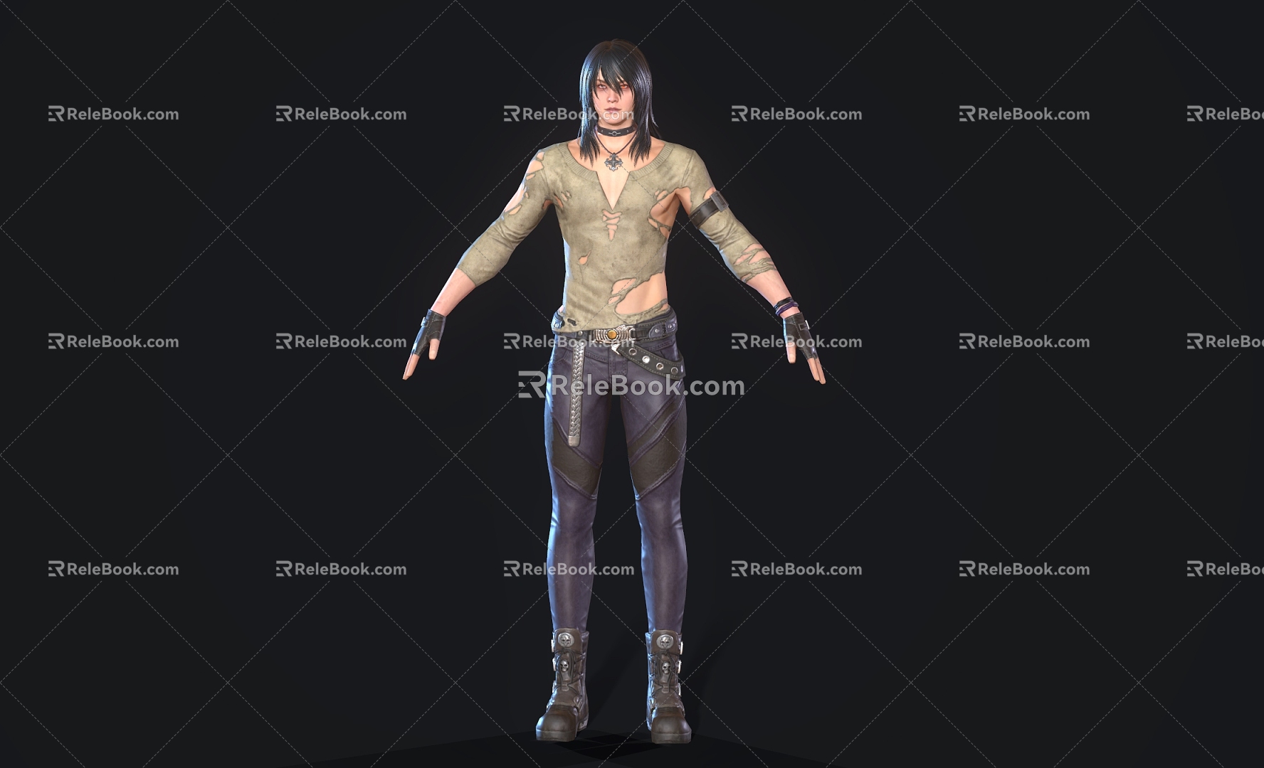 Man Handsome Game Characters 3d model