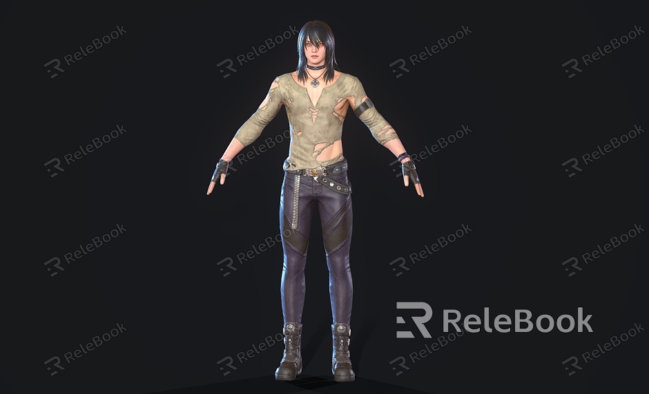 Man Handsome Game Characters model