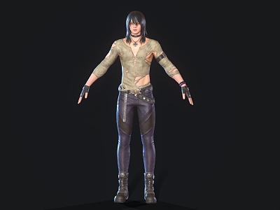 Man Handsome Game Characters model