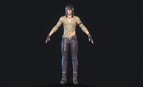 Man Handsome Game Characters 3d model