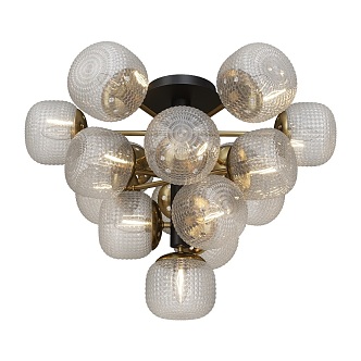 Atomic modern chandelier 18w 3d model