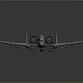 Aerospace Military Jet With Twin Engines Weapon Mounts And Shark Mouth Design