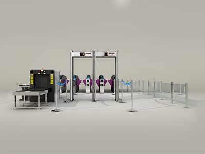 Modern Display Shelves With Metal Frames And Glass Doors For Retail Merchandise 3d model