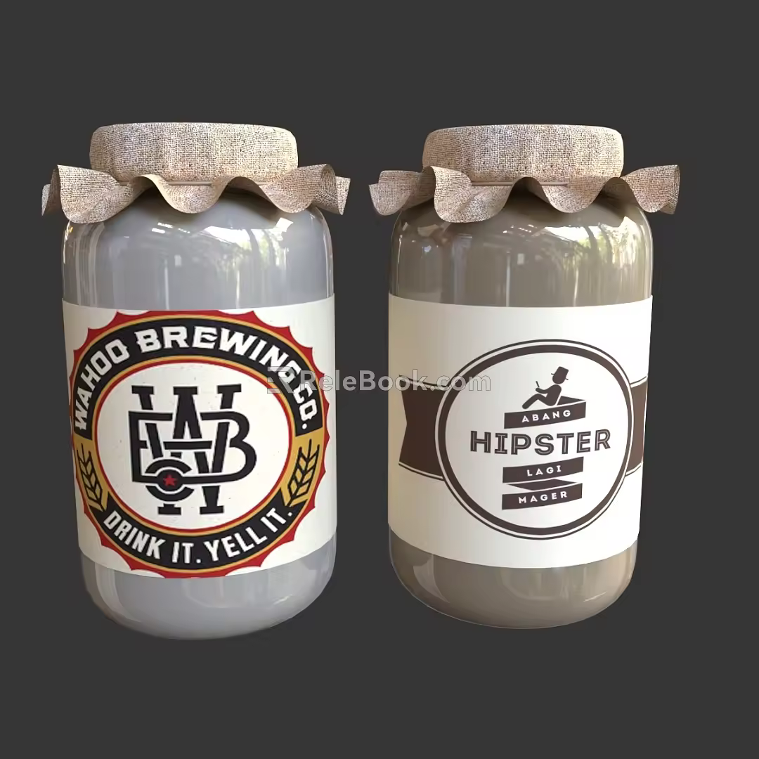 Cracker Box Container Gift Box Packaging Box Brand Packaging Holiday Gift Box 3d model