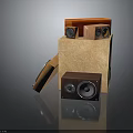 Wooden Speakers With Various Styles And Sizes For Electronic Appliance