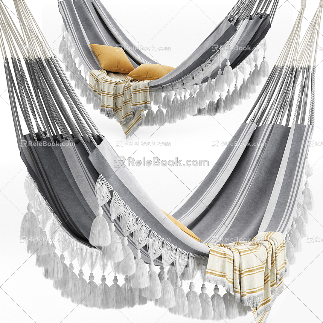 Modern Hammock 3d model