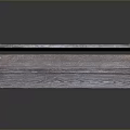 Rustic Wooden Bench With Orange Legs Red Letters On Backrest