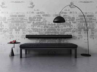 Industrial Style Minimalist Sofa Chair 3d model