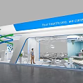 Oricare Exhibition Booth With Modern Design Spiral Structure And Display Screens