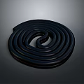 Black Spiral Shaped Household Living Supplies For Daily Use And Storage