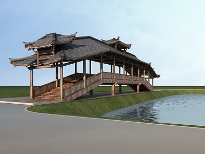 Gallery Bridge 3d model