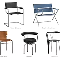 Stylish Modern Dining Chairs With Leather Textile Faux Leather Rattan And Metal Frame Designs