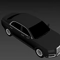 Luxury Black Sedan With Chrome Accents And Elegant Alloy Wheels Design