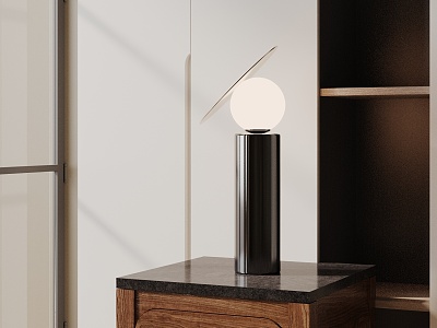 Modern table lamp 3d model