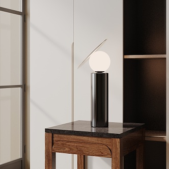 Modern table lamp 3d model