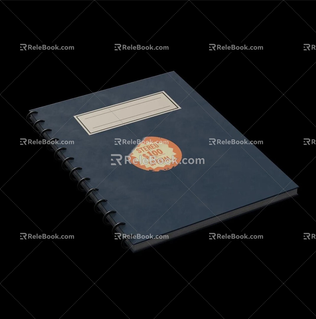 Notebook 3d model