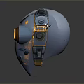 Sci-Fi Helmet Alien Helmet-Helmet High Tech Helmet Game Helmet 3d model