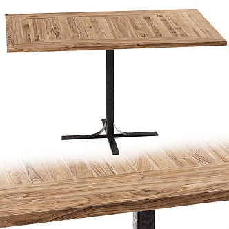 Middle Style Dining Table 3d model