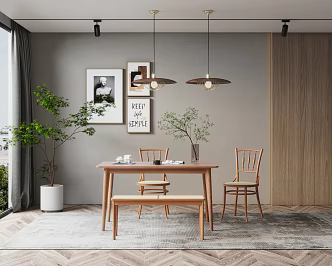 Nordic Restaurant 3d model