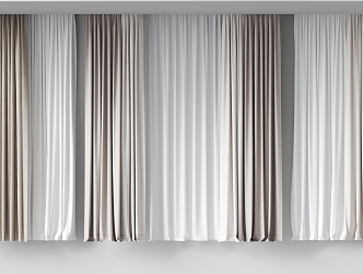 Curtains 3d model