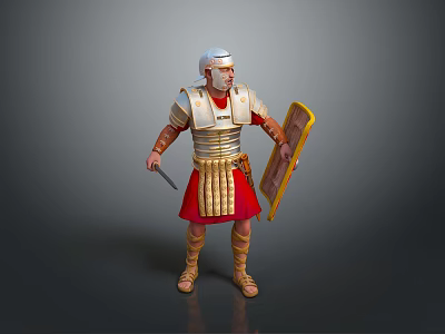 Western Samurai Western Warrior Western Hero Western Warrior Knight Hero Ancient Warrior Paladin 3d model