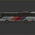 Bus Large Bus CMB Medium Van Large Van Bus School Bus Van Box Car 3d model