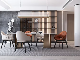 Modern Restaurant 3d model
