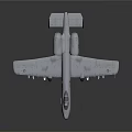 Aerospace White Aircraft Model With Twin Engines Underwing Mounts And Logo