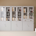 Modern Office File Cabinet Locker Bookcase 3d model