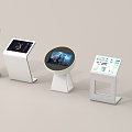 All-in-one advertising machine service machine display screen inquiry machine 3d model